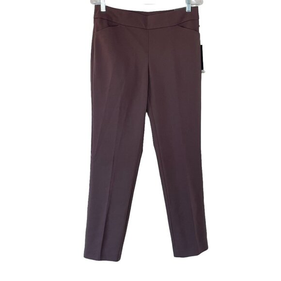 Vision 155 Stretch Pull-on Pants Audry Slim Leg Luxe Brown  NEW WITH TAGS - Picture 1 of 10